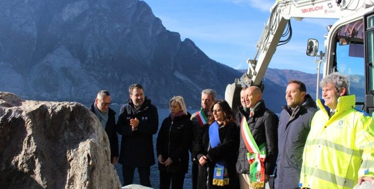 Abbadia Lariana (Lc) – Al via i lavori per la ciclopedonale fino a Lecco